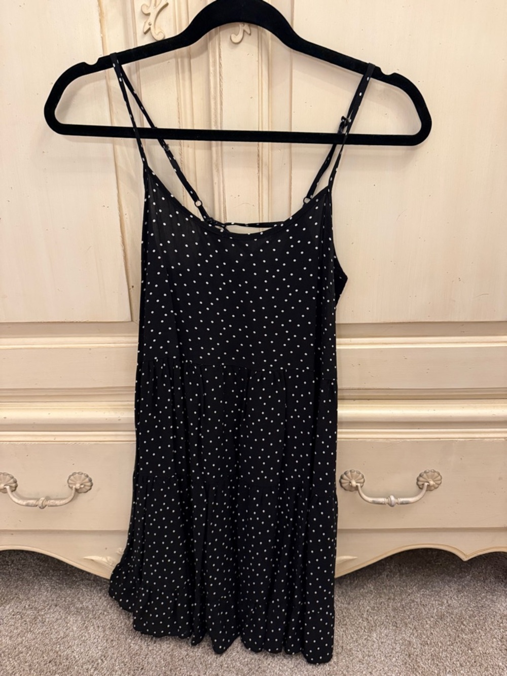 PacSun Black Polka Dot Mini Dress